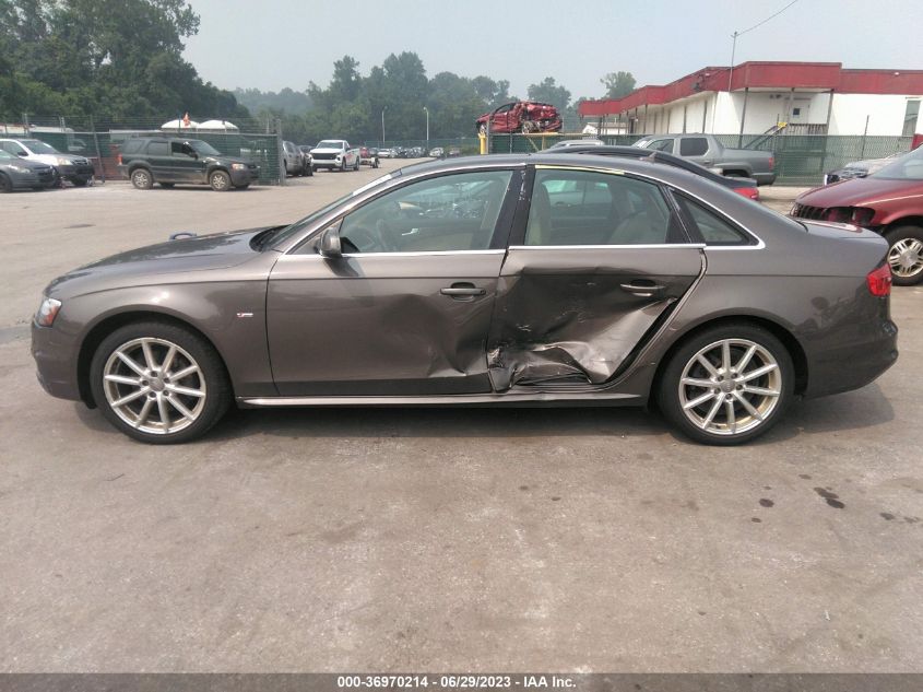 2014 AUDI A4 PREMIUM PLUS - WAUFFAFLXEN039945