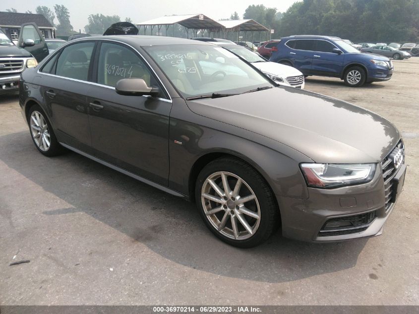 2014 AUDI A4 PREMIUM PLUS - WAUFFAFLXEN039945