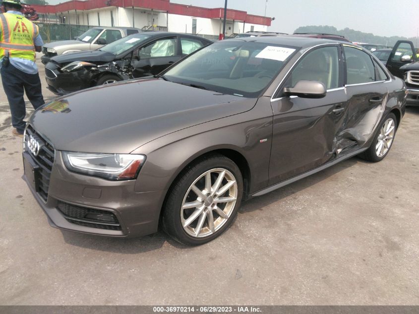 2014 AUDI A4 PREMIUM PLUS - WAUFFAFLXEN039945