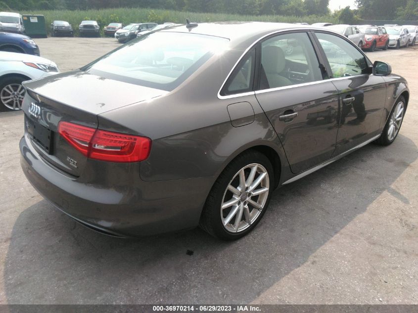 2014 AUDI A4 PREMIUM PLUS - WAUFFAFLXEN039945