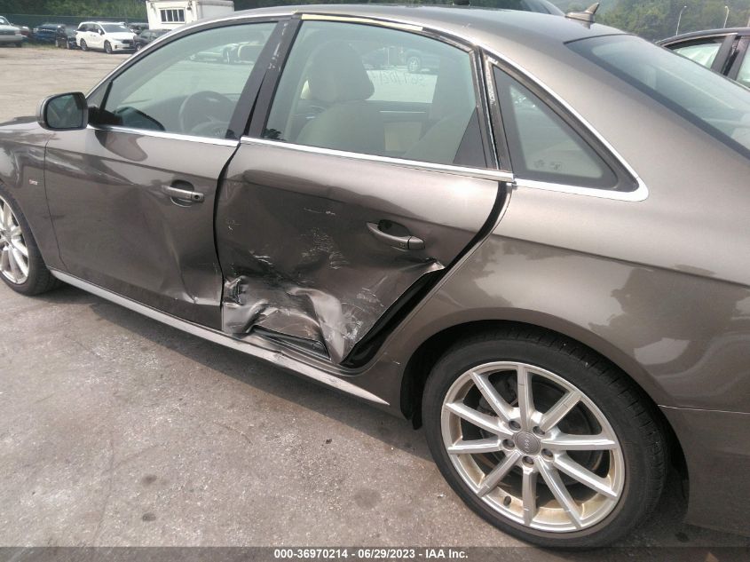2014 AUDI A4 PREMIUM PLUS - WAUFFAFLXEN039945