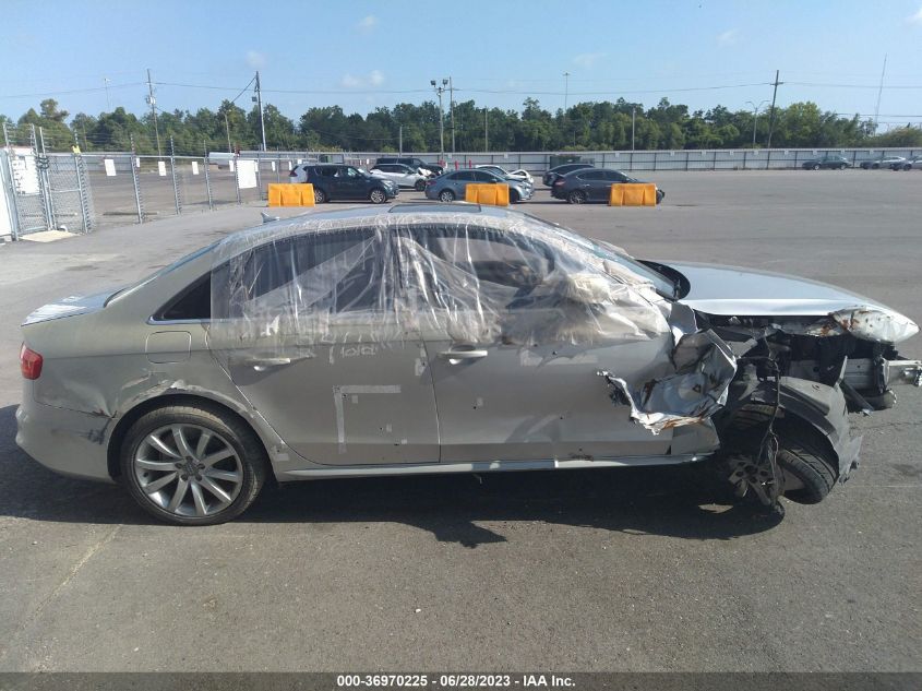 2014 AUDI A4 PREMIUM - WAUAFAFL4EN000424