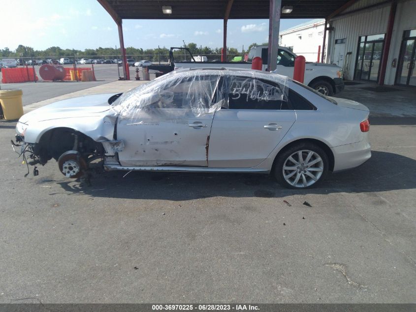 2014 AUDI A4 PREMIUM - WAUAFAFL4EN000424