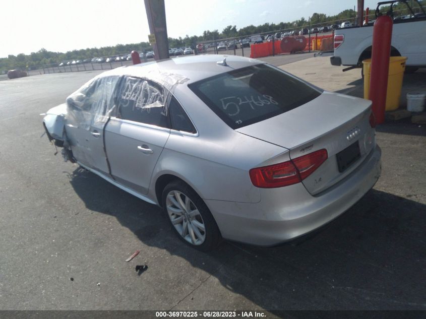 2014 AUDI A4 PREMIUM - WAUAFAFL4EN000424