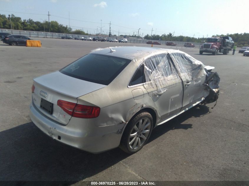 2014 AUDI A4 PREMIUM - WAUAFAFL4EN000424