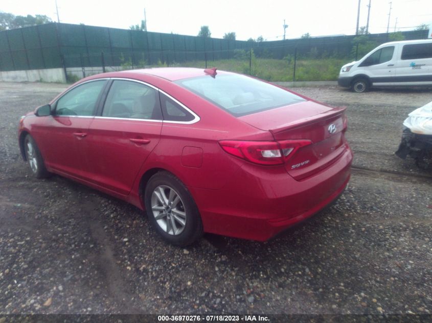 2017 HYUNDAI SONATA SE - 5NPE24AFXHH595416