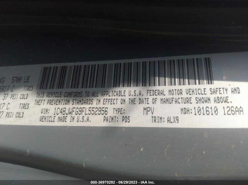 2015 JEEP WRANGLER UNLIMITED RUBICON - 1C4BJWFG9FL552956
