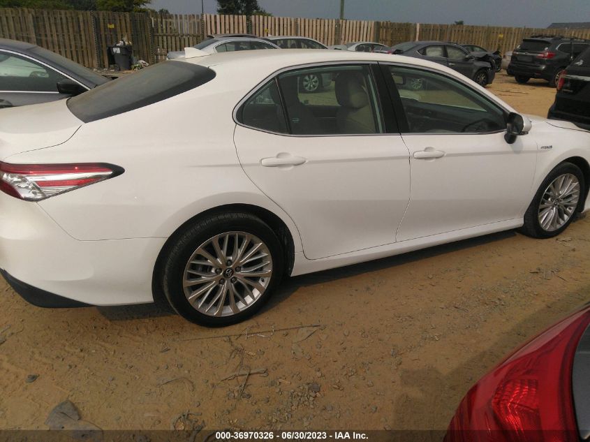 2019 TOYOTA CAMRY HYBRID - 4T1B21HK3KU512938