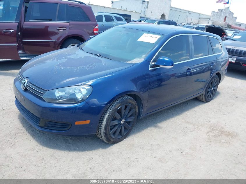 2014 VOLKSWAGEN JETTA SPORTWAGEN TDI W/SUNROOF - 3VWPL7AJ6EM616017