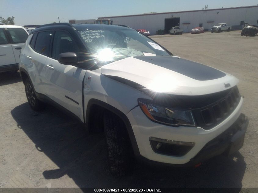 Lot #2539242910 2021 JEEP COMPASS TRAILHAWK 4X4 salvage car