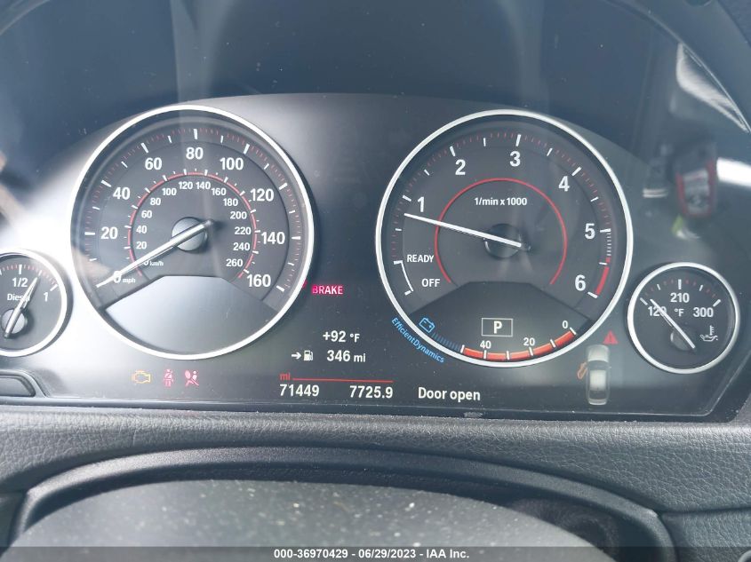 2016 BMW 3 SERIES 328D - WBA8E5C55GK388220