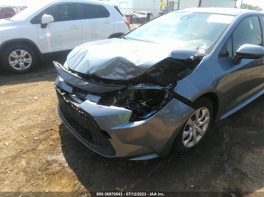 VIN JTDEPMAE8MJ157181 2021 TOYOTA COROLLA LE