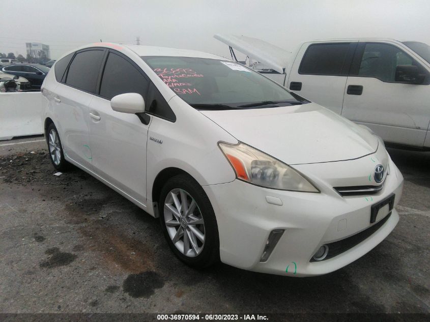 2013 TOYOTA PRIUS V TWO/THREE/FIVE - JTDZN3EU6D3261417