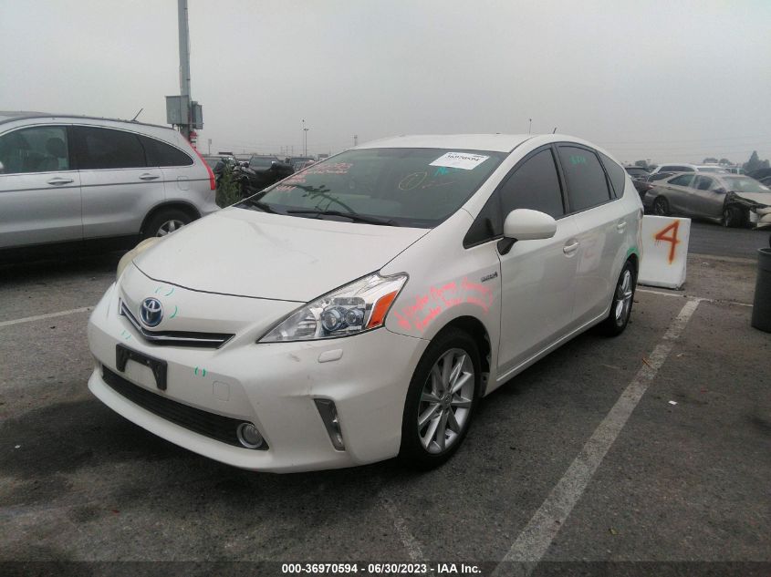 2013 TOYOTA PRIUS V TWO/THREE/FIVE - JTDZN3EU6D3261417
