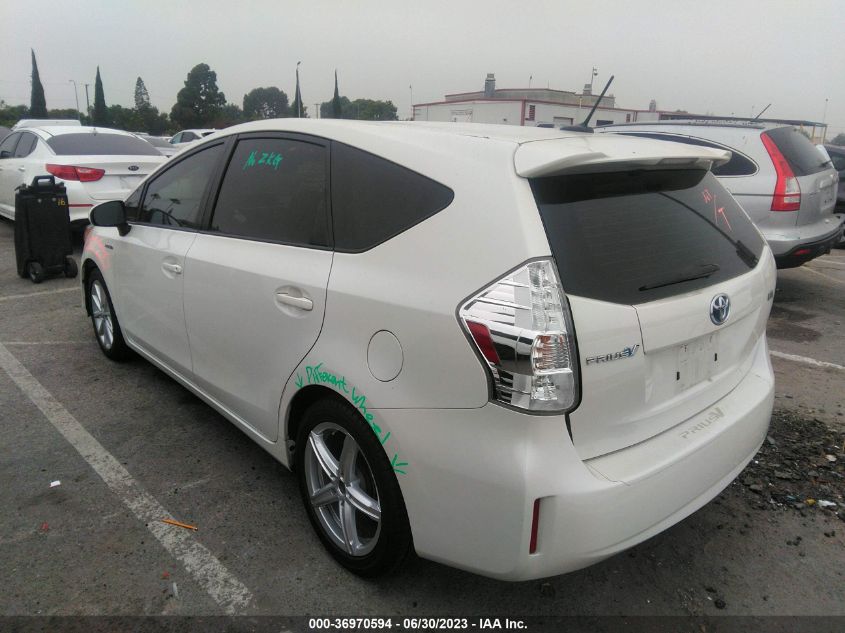 2013 TOYOTA PRIUS V TWO/THREE/FIVE - JTDZN3EU6D3261417