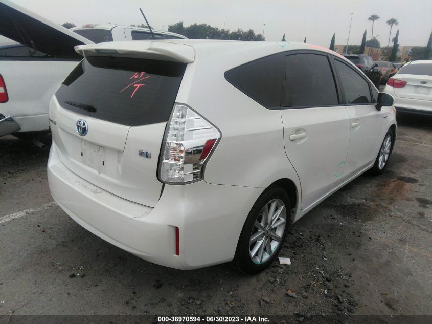 2013 TOYOTA PRIUS V TWO/THREE/FIVE - JTDZN3EU6D3261417