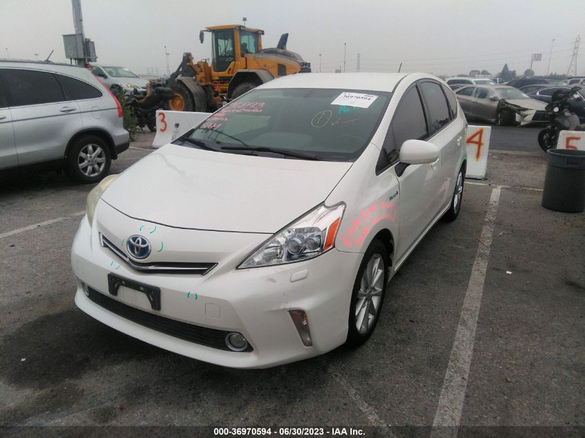 2013 TOYOTA PRIUS V TWO/THREE/FIVE - JTDZN3EU6D3261417