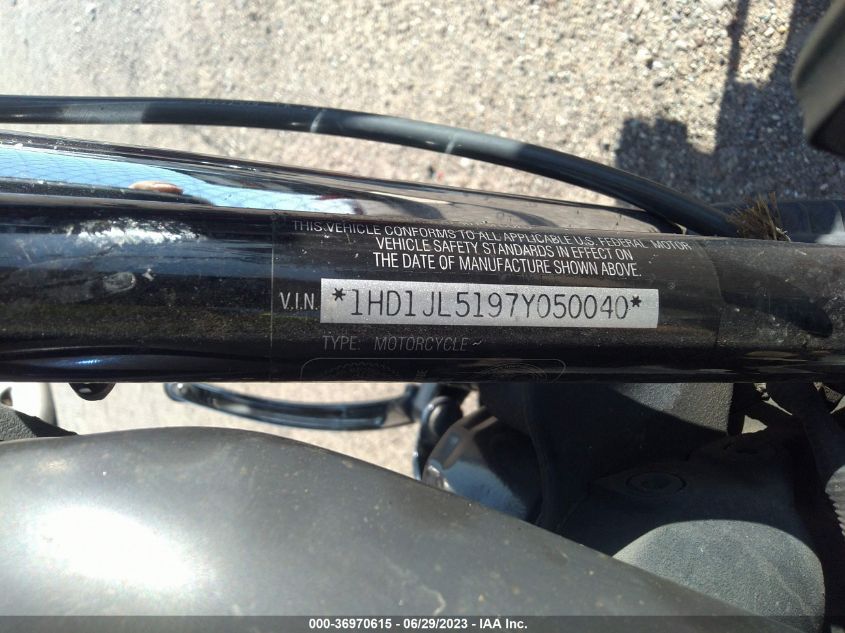 2007 HARLEY-DAVIDSON FXST CUSTOM 1HD1JL5197Y050040