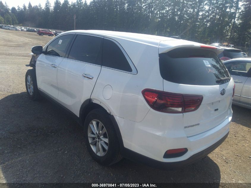 2019 KIA SORENTO LX V6 - 5XYPGDA55KG468668