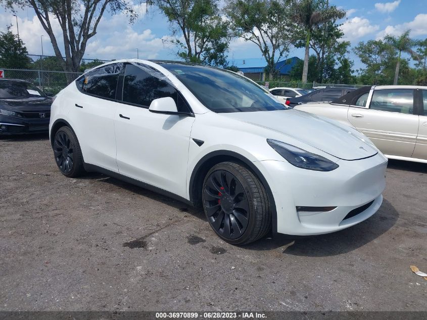 2022 TESLA MODEL Y PERFORMANCE - 7SAYGDEF2NF506556