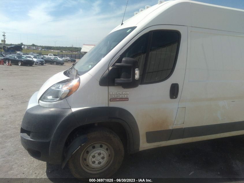 2020 RAM PROMASTER 2500 HIGH ROOF 136" WB 3C6TRVCG2LE115873