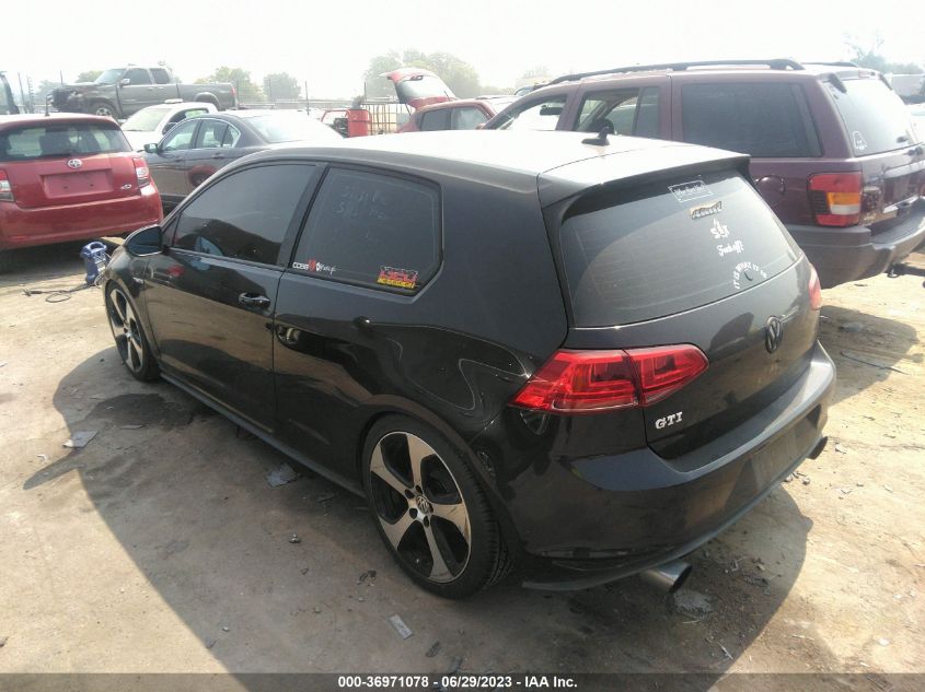2015 VOLKSWAGEN GOLF GTI S - 3VWYT7AU3FM047899