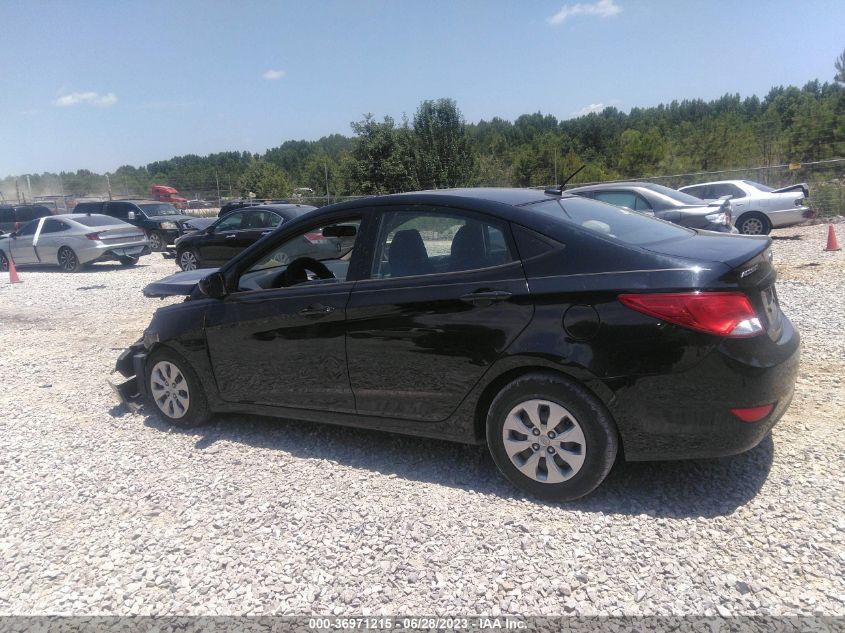 2016 HYUNDAI ACCENT SE - KMHCT4AE3GU165187