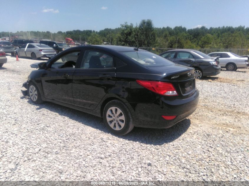 2016 HYUNDAI ACCENT SE - KMHCT4AE3GU165187