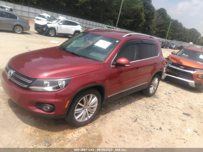 2013 VOLKSWAGEN TIGUAN SE - WVGAV3AX3DW094005