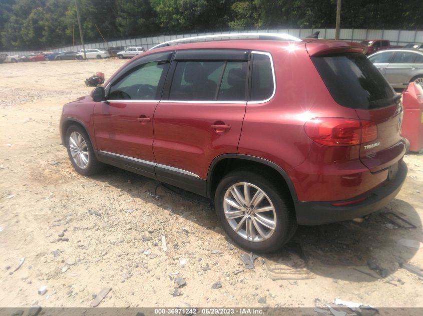 2013 VOLKSWAGEN TIGUAN SE - WVGAV3AX3DW094005