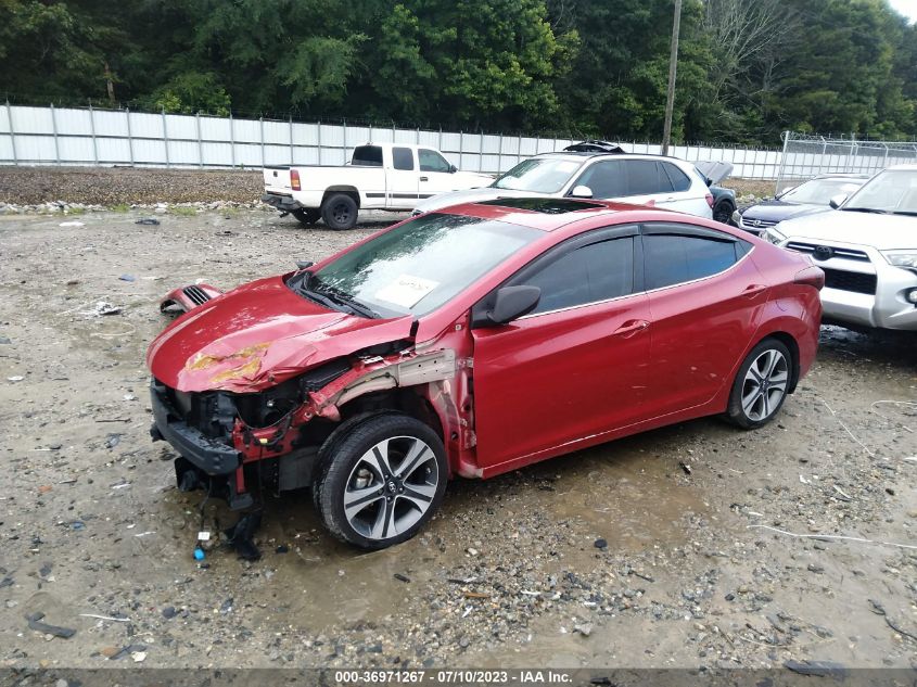 2014 HYUNDAI ELANTRA SPORT - KMHDH4AH7EU155906