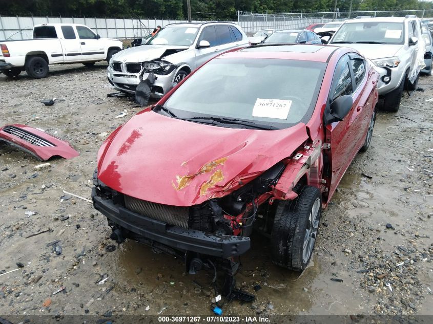 2014 HYUNDAI ELANTRA SPORT - KMHDH4AH7EU155906