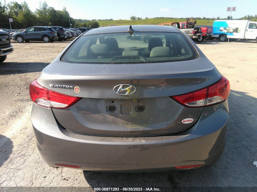 2013 HYUNDAI ELANTRA GLS PZEV - 5NPDH4AE9DH335438
