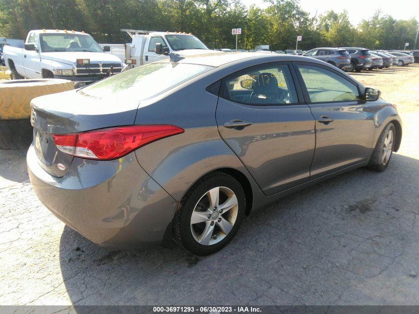 2013 HYUNDAI ELANTRA GLS PZEV - 5NPDH4AE9DH335438