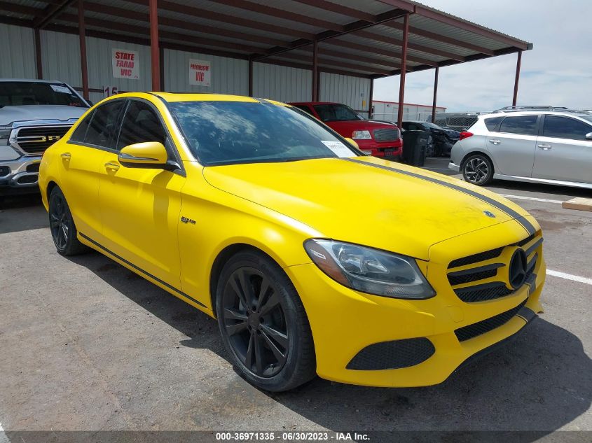 VIN 55SWF4JB2JU244623 2018 MERCEDES-BENZ C-CLASS no.1