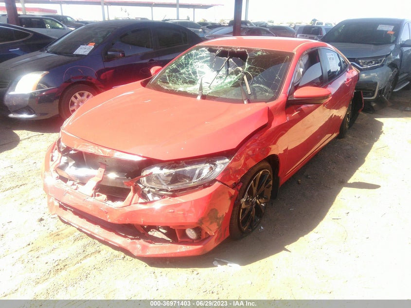 VIN 2HGFC2F8XMH533258 2021 HONDA CIVIC SEDAN SPORT
