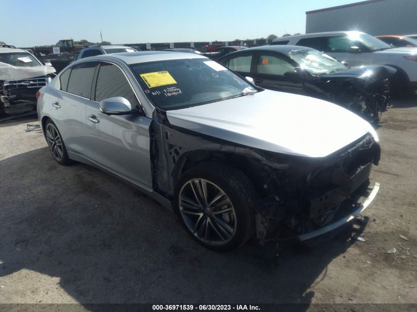2014 INFINITI Q50 HYBRID PREMIUM/SPORT - JN1AV7AP9EM690084