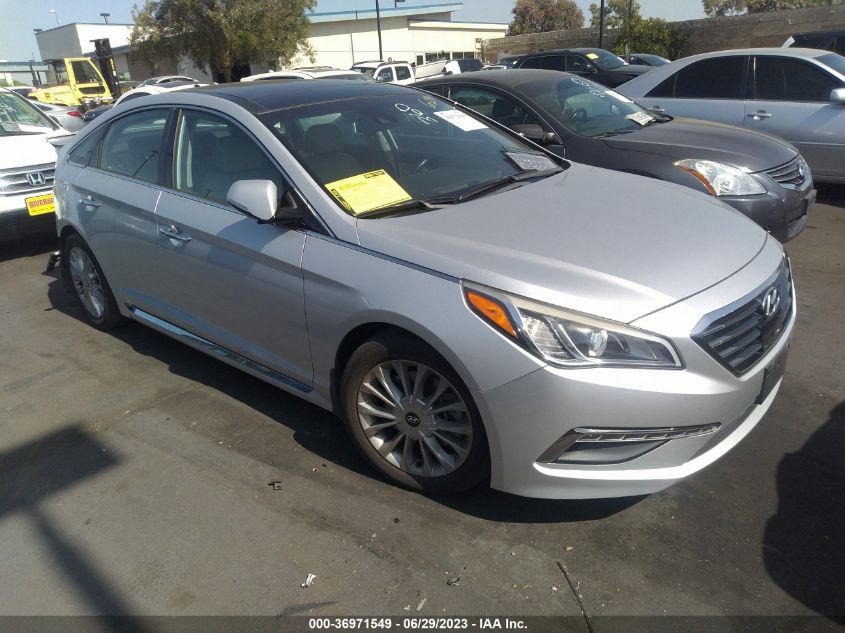 2015 HYUNDAI SONATA 2.4L LIMITED - 5NPE34AF7FH177082