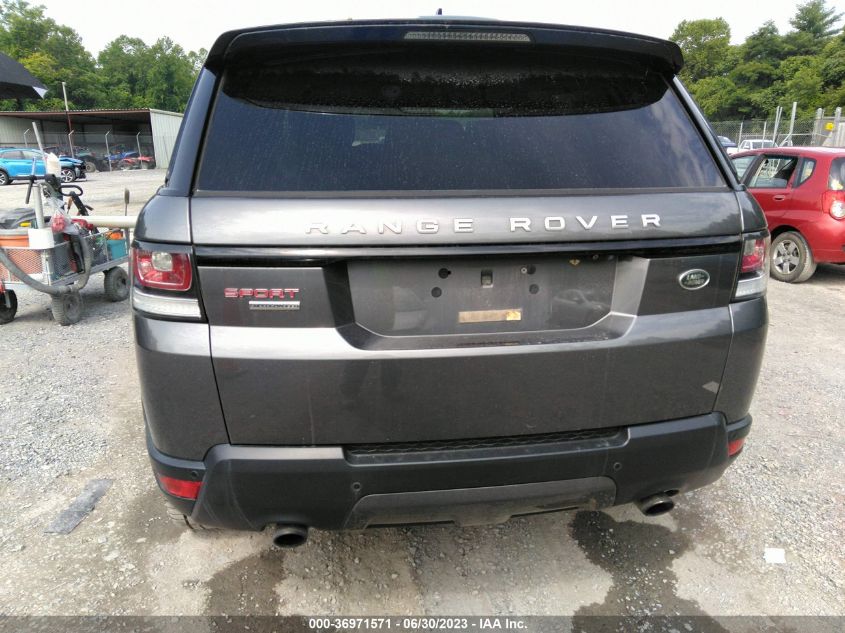2016 LAND ROVER RANGE ROVER SPORT V8 - SALWR2EF7GA544839