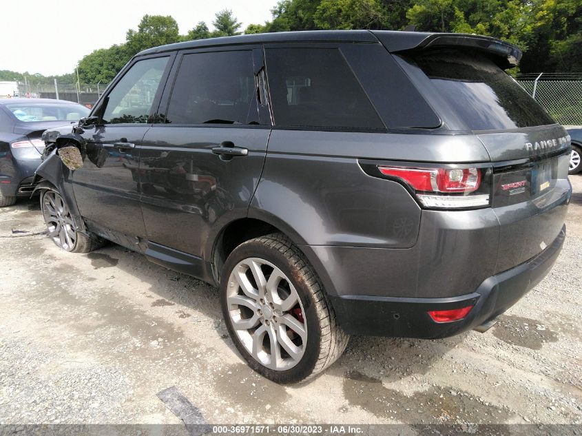 2016 LAND ROVER RANGE ROVER SPORT V8 - SALWR2EF7GA544839