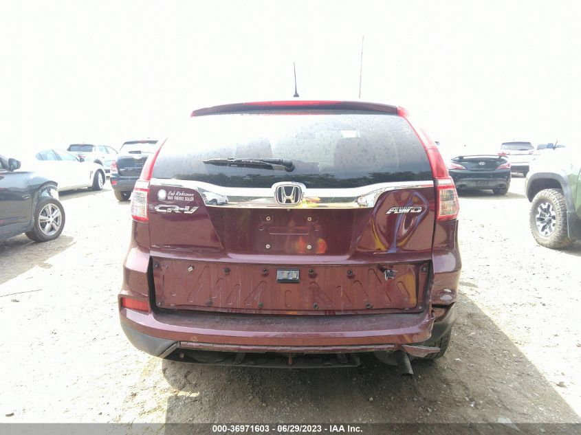 2016 HONDA CR-V EX - 2HKRM4H50GH692597