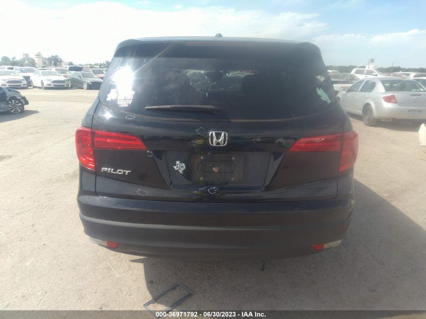 2017 HONDA PILOT EX-L - 5FNYF5H55HB021096