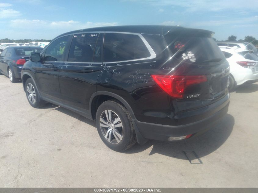 2017 HONDA PILOT EX-L - 5FNYF5H55HB021096