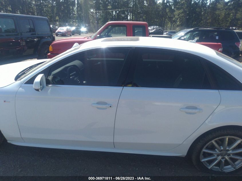 2014 AUDI A4 PREMIUM PLUS - WAUFFAFL7EN009348