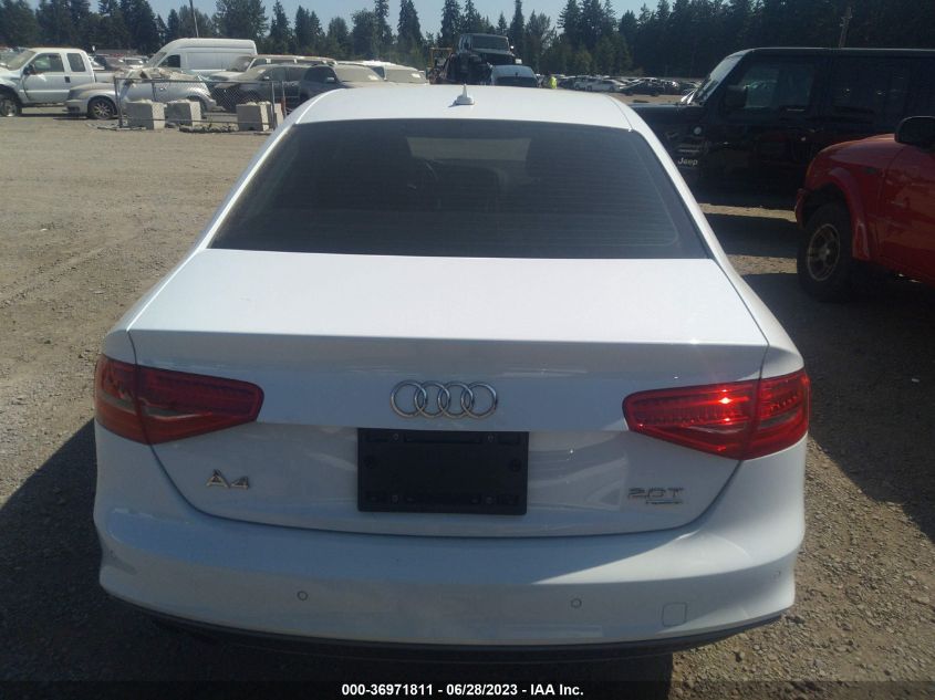 2014 AUDI A4 PREMIUM PLUS - WAUFFAFL7EN009348