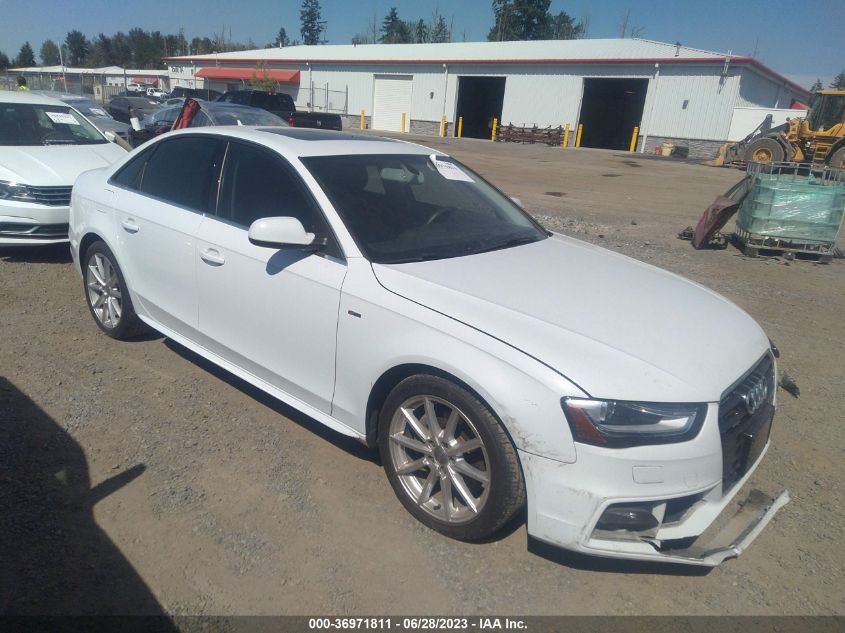 2014 AUDI A4 PREMIUM PLUS - WAUFFAFL7EN009348