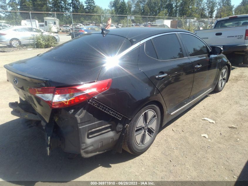 2013 KIA OPTIMA HYBRID LX - KNAGM4AD2D5042218