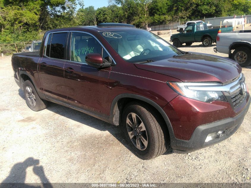 2019 HONDA RIDGELINE RTL - 5FPYK3F54KB031233
