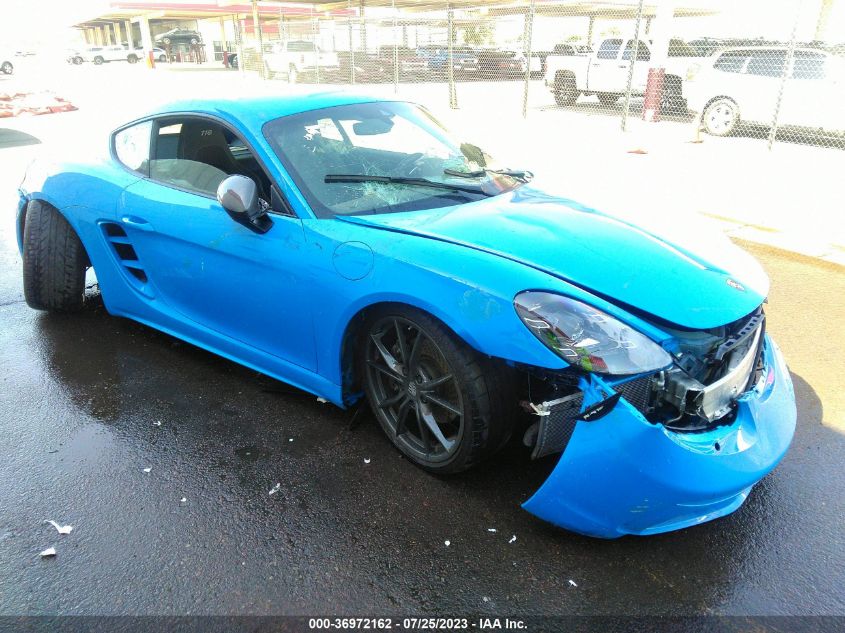 2022 PORSCHE 718 CAYMAN - WP0AA2A85NS255160