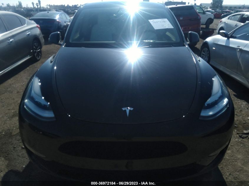 2022 TESLA MODEL Y LONG RANGE - 7SAYGAEE8NF387739